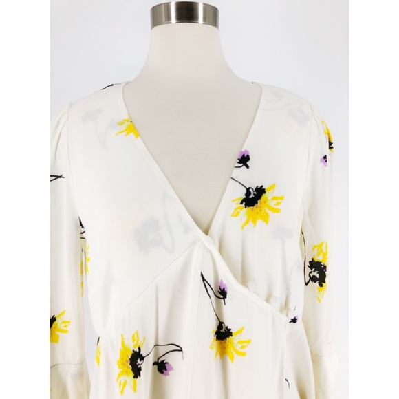 SOLD-Free People Time On My Side Wrap Dress - Picture 3 of 5